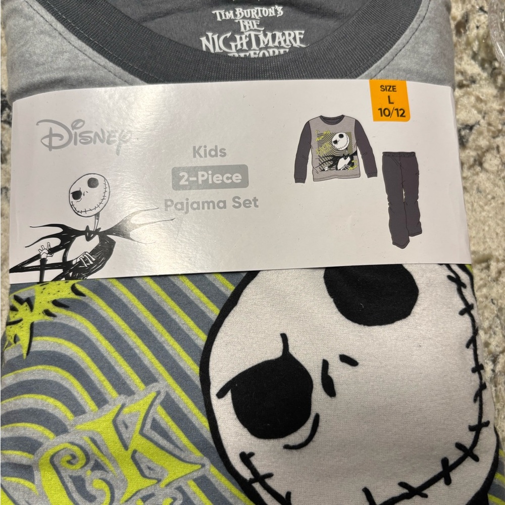 Disney Kids Nightmare Before Christmas Pajama Set